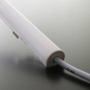 230V LED-Lichtleiste 230V "Moon-Line II" wasserdicht (IP65) tageslichtweiß 6300K CRI85 | Fertigung in Wunschlänge 23cm | 24x 2835 LEDs | 368 Lumen | 3 Watt |