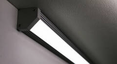 230V LED Eck Leiste 230V "strong Edge" wasserdicht (IP54) tageslichtweiß 6300K CRI85 | Fertigung in Wunschlänge 23cm | 24x 2835 LEDs | 368 Lumen | 3 Watt |