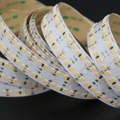 High-End Twin-Line LED Leuchtstreifen – 320 × 2835 LEDs – 31 W – 5440 lm/m – tageslichtweiß 6100 K – CRI 80+ 24V DC 120°