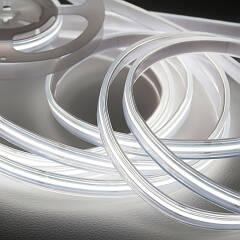 230V COB LED-Streifen | IP65 wasserdicht dimmbar | tageslichtweiß 6500K CRI91 180° | Maßanfertigung in Länge 10cm | 48x COB LEDs | 121 Lumen | 1 Watt |