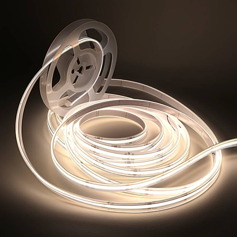 230V COB LED-Streifen | IP65 wasserdicht dimmbar | neutralweiß 4000K CRI92 180° | Maßanfertigung in Länge 10cm | 48x COB LEDs | 116 Lumen | 1 Watt |