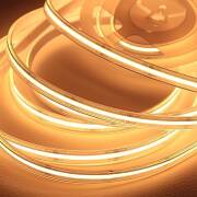 230V COB LED-Streifen | IP65 wasserdicht dimmbar | warmweiß 2700K CRI93 180° | Maßanfertigung in Länge 10cm | 48x COB LEDs | 109 Lumen | 1 Watt |