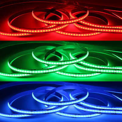 RGB&CCT COB-LED-Streifen dimmbar | 1258 Lumen - 18.6 Watt je Meter | 180° 24V DC CRI 95+ |