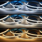 RGB&CCT COB-LED-Streifen dimmbar – 1258 Lumen – 18.6 W je Meter – 180° 24V DC CRI 95+