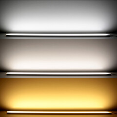 COB LED-Leiste Slim-Line – diffus – RGB Farbwechsel, CCT dualweiß, dimmbar- 18.6 W – 1258 lm/m – 180° 24V DC CRI 95RA