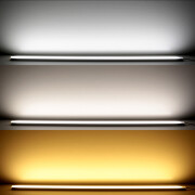COB LED-Leiste Slim-Line – diffus – RGB Farbwechsel, CCT dualweiß, dimmbar- 18.6 W – 1258 lm/m – 180° 24V DC CRI 95RA