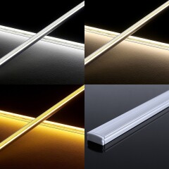 COB LED-Leiste Slim-Line – transparent – RGB...