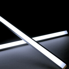 COB LED 45 Grad Eckleiste Corner – diffus – RGB Farbwechsel, CCT einstellbare Farbtemperatur – 18.6 W – 1258 lm/m – 180° 24V DC CRI 95RA