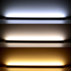 COB LED 45 Grad Eckleiste Corner – diffus – RGB Farbwechsel, CCT einstellbare Farbtemperatur – 18.6 W – 1258 lm/m – 180° 24V DC CRI 95RA