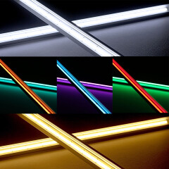 COB LED 45° Eckleiste Corner – transparent...