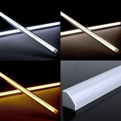 COB LED 45° Eckleiste Corner – transparent...