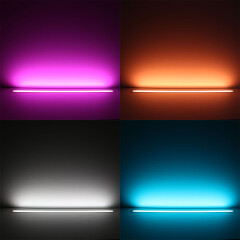 COB LED Einbau-Lichtleiste Inside – diffus – RGB mehrfarbig, weiß und warmweiß einstellbar – 18.6 W – 1258 lm/m – 180° 24V DC CRI 95RA