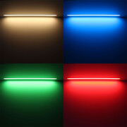 COB LED Einbau-Lichtleiste Inside – diffus – RGB mehrfarbig, weiß und warmweiß einstellbar – 18.6 W – 1258 lm/m – 180° 24V DC CRI 95RA