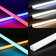 COB RGB CCT LED-Lichtleiste Moon-Line II diffus – 840 LEDs – 1258 Lumen – 18.6 W je Meter – 24V DC