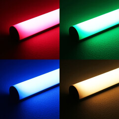 LED-Lichtleiste Moon-Line II diffus – 96 × 5050 RGB LEDs – 680 Lumen – 19 W je Meter – 120° 24V DC