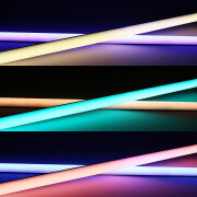 LED-Lichtleiste Moon-Line II diffus – 96 × 5050 RGB LEDs – 680 Lumen – 19 W je Meter – 120° 24V DC