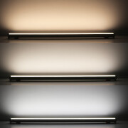 COB RGB CCT LED Eckleiste strong Edge diffus wasserdicht (IP54) – 840 LEDs – 1258 Lumen – 18.6 W je Meter – 24V DC