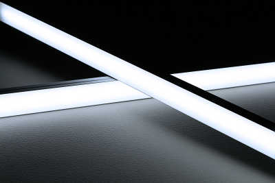 230V COB LED Leiste "Slim-Line max" diffus wasserfest | 480x LEDs 12,2W tageslichtweiß 6500K 1210lm /m CRI91 |