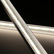 230V COB LED-Leiste Slim-Line max transparent wasserfest – 480x LEDs 12,2 W neutralweiß 4000 K 1157 lm /m CRI92