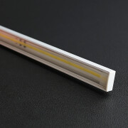 230V COB LED-Leiste Slim-Line max transparent wasserfest – 480x LEDs 12,2 W neutralweiß 4000 K 1157 lm /m CRI92