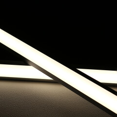 230V LED-Streifen COB wasserdicht im Eckprofil Corner...