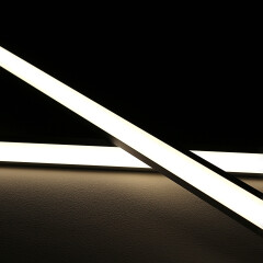 230V LED-Streifen COB wasserdicht im Eckprofil Corner diffus – 480x LEDs 12,2 W neutralweiß 4000 K 1157 lm /m CRI92