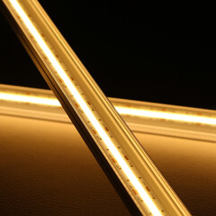 230V COB LED-Leiste Slim-Line max transparent wasserfest...