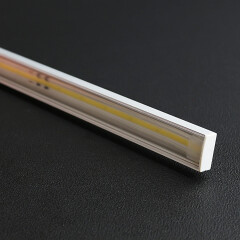 230V COB LED-Leiste Slim-Line max transparent wasserfest – 480x LEDs 12,3 W warmweiß 2700 K 1086 lm /m CRI93