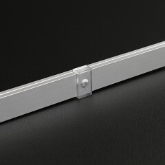 230V COB LED-Leiste Slim-Line max transparent wasserfest – 480x LEDs 12,3 W warmweiß 2700 K 1086 lm /m CRI93