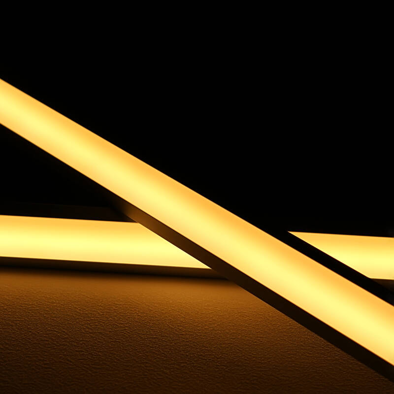 230V LED-Streifen COB wasserdicht im Eckprofil "Corner" diffus | warmweiß 2700K CRI93 | Fertigung nach Maß in Länge 23cm | 96x COB LEDs | 217 Lumen | 2 Watt |