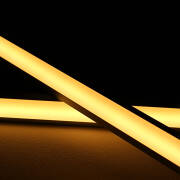 230V LED-Streifen COB wasserdicht im Eckprofil "Corner" diffus | warmweiß 2700K CRI93 | Fertigung nach Maß in Länge 23cm | 96x COB LEDs | 217 Lumen | 2 Watt |
