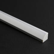 230V LED-Streifen COB wasserdicht im Eckprofil "Corner" diffus | warmweiß 2700K CRI93 | Fertigung nach Maß in Länge 23cm | 96x COB LEDs | 217 Lumen | 2 Watt |