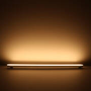 230V LED-Streifen COB wasserdicht im Eckprofil "Corner" diffus | warmweiß 2700K CRI93 | Fertigung nach Maß in Länge 23cm | 96x COB LEDs | 217 Lumen | 2 Watt |