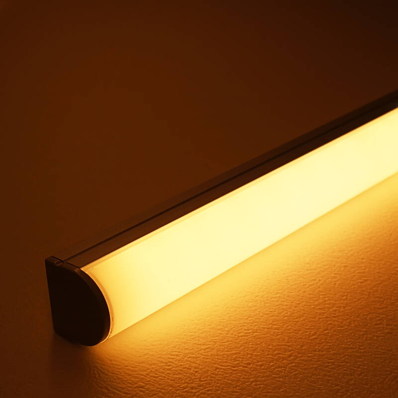 230V COB LED Leiste "Moon-Line" diffus dimmbar wasserfest | warmweiß 2700K CRI93 | Fertigung nach Maß in Länge 23cm | 96x COB LEDs | 217 Lumen | 2 Watt |