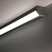 230V AC Eckleiste strong-EDGE COB LED wasserdicht (IP54) dimmbar diffus CRI90 – tageslichtweiß 6500 K – 480x LEDs 12,2 W 1210 lm/m