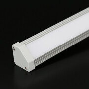 230V AC Eckleiste strong-EDGE COB LED wasserdicht (IP54) dimmbar diffus CRI90 – neutralweiß 4000 K – 480x LEDs 12,2 W 1157 lm/m