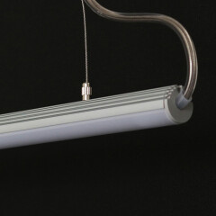 230V COB LED Pendelleuchte ROUND wasserdicht (IP65) dimmbar diffus CRI90 – tageslichtweiß 6500 K – 480x LEDs 12,2 W 1210 lm/m