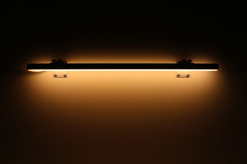 230V COB LED Wandleuchte ROUND wasserdicht (IP65) dimmbar diffus CRI90 – warmweiß 2700 K – 480x LEDs 12,2 W 1087 lm/m