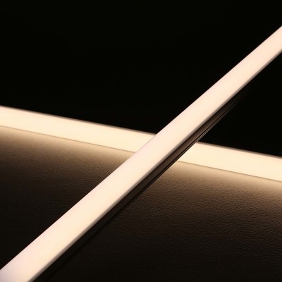 COB LED Leiste "ROUND" dimmbar diffus | 528x LED Chips | 15 Watt - 1425 Lumen je Meter | neutralweiß 4500K | CRI 90+ 24VDC 180° |