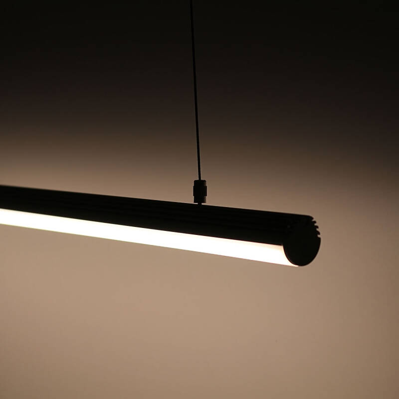 COB LED Deckenleuchte ROUND mit Seilaufhängung dimmbar diffus – 528x LED Chips – 15 W – 1425 lm/m – neutralweiß 4500 K – CRI 90+ 24V DC 180°