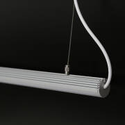 COB LED Deckenleuchte ROUND mit Seilaufhängung dimmbar diffus – 528x LED Chips – 15 W – 1425 lm/m – neutralweiß 4500 K – CRI 90+ 24V DC 180°