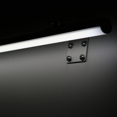 COB LED Wandleuchte ROUND mit Wandhalterungen dimmbar diffus – 528x LED Chips – 15 W – 1500 lm/m – tageslichtweiß 6000 K – CRI 90+ 24V DC 180°