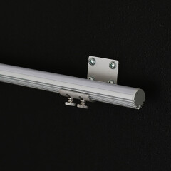 COB LED Wandleuchte ROUND mit Wandhalterungen dimmbar diffus – 528x LED Chips – 15 W – 1500 lm/m – tageslichtweiß 6000 K – CRI 90+ 24V DC 180°