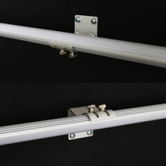 COB LED Wandleuchte ROUND mit Wandhalterungen dimmbar diffus – 528x LED Chips – 15 W – 1425 lm/m – neutralweiß 4500 K – CRI 90+ 24V DC 180°