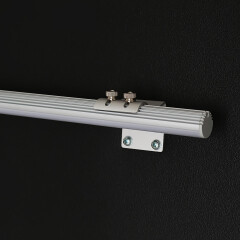 COB LED Wandleuchte ROUND mit Wandhalterungen dimmbar diffus – 528x LED Chips – 15 W – 1200 lm/m – warmweiß 2700 K – CRI 90+ 24V DC 180°