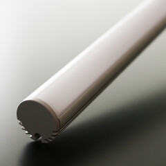 COB LED Wandleuchte ROUND mit Wandhalterungen dimmbar diffus – 528x LED Chips – 15 W – 1200 lm/m – warmweiß 2700 K – CRI 90+ 24V DC 180°