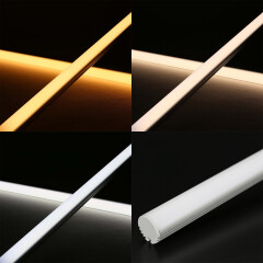 CCT COB LED-Leiste ROUND dimmbar diffus – 640 LEDs...