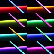 RGB COB LED-Leiste ROUND dimmbar diffus – 840 LEDs – 690 Lumen – 15.8 W je Meter – 180° 24V DC