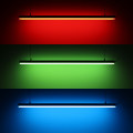 RGB COB LED Deckenleuchte "ROUND" mit Seilaufhängung  dimmbar diffus | 840 LEDs - 690 Lumen - 15.8 Watt je Meter | 180° 24V DC |