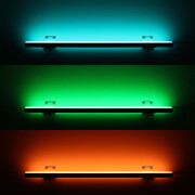 RGB COB LED Wandleuchte ROUND mit Wandhalterungen dimmbar diffus – 840 LEDs – 690 Lumen – 15.8 W je Meter – 180° 24V DC